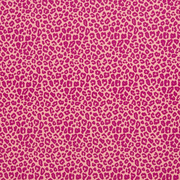 Baumwolle Leoni Animalprint  Pink/Rosa by Swafing